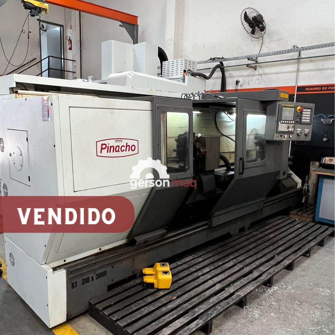 TORNO CNC PINACHO ST 310/3000 Ø 620 X 3000 mm ano 2017